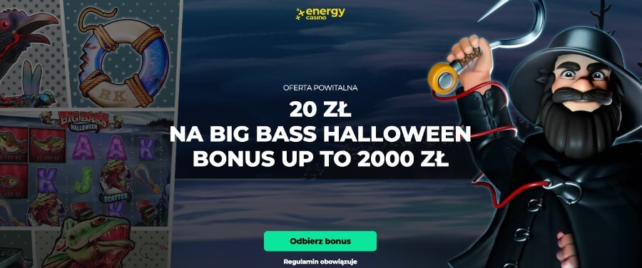 20 zł ZA DARMO w Energy Casino