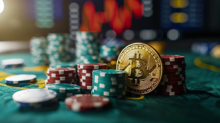 Bitcoin w kasynie