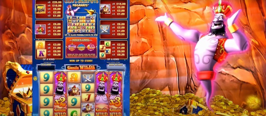 Genie Jackpot Megaways slot.