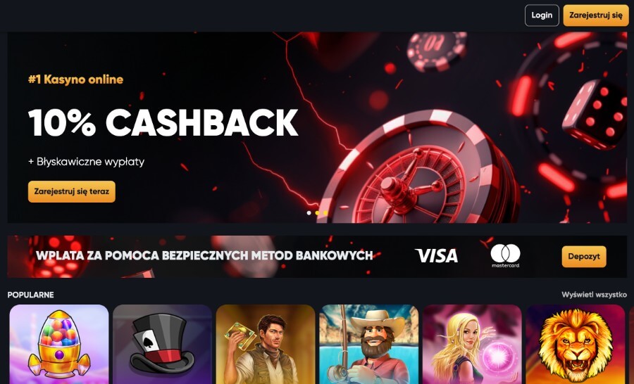 Instant Casino - cashback