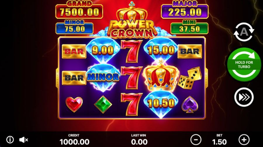 Lazybar - gra Power Crown: Hold and Win