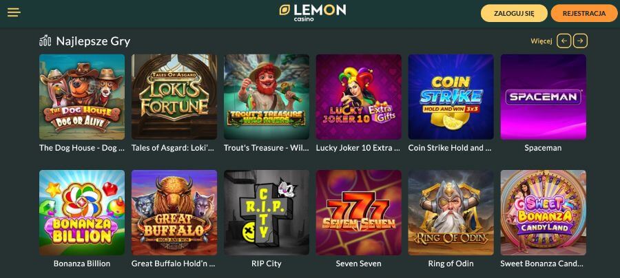 Lemon Casino - gry