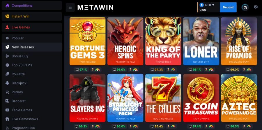 MetaWin - gry