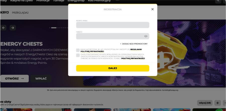 Energy Casino PL: polska wersja kasyna pod lupą