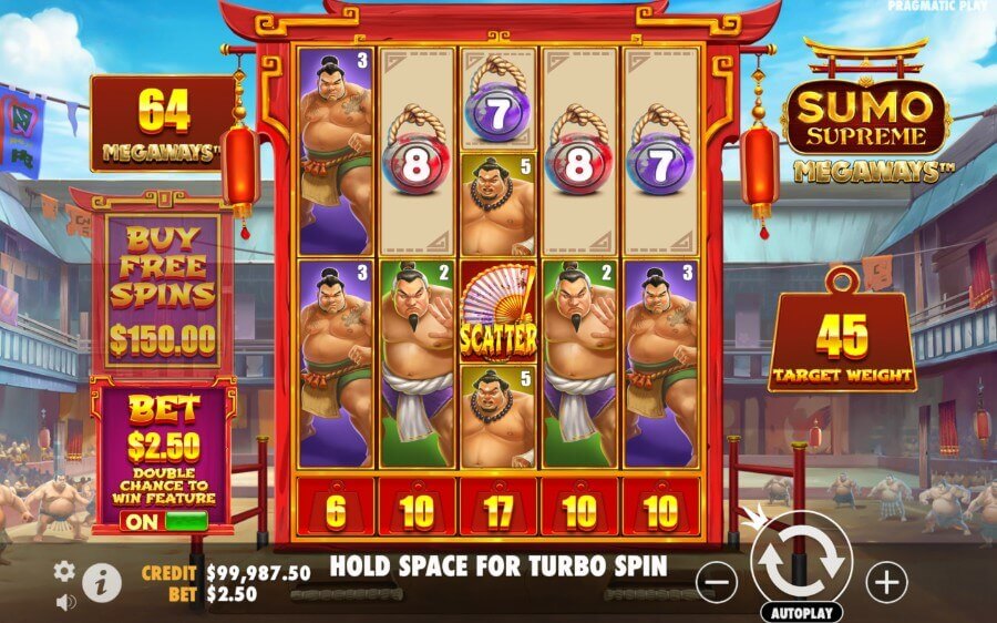 Slot Sumo Supreme Megaways.