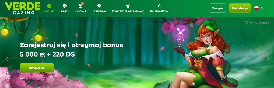 Verde Casino - bonus powitalny