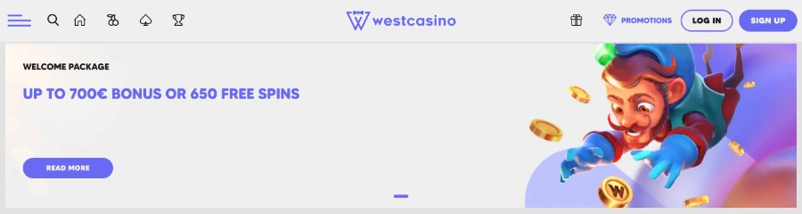 WestCasino - bonus powitalny