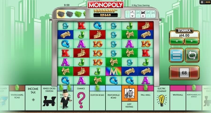 Slot Monopoly Megaways.