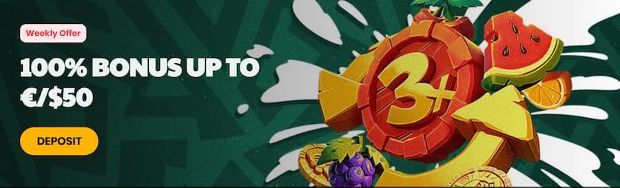 Bonus z niskim wymogiem obrotu w Tikal Casino