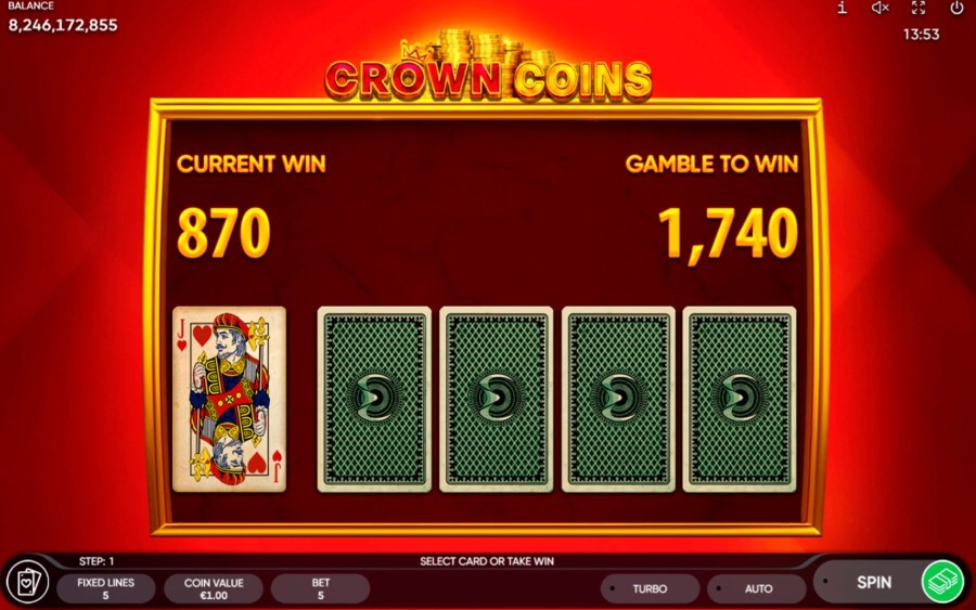 slot crown coins