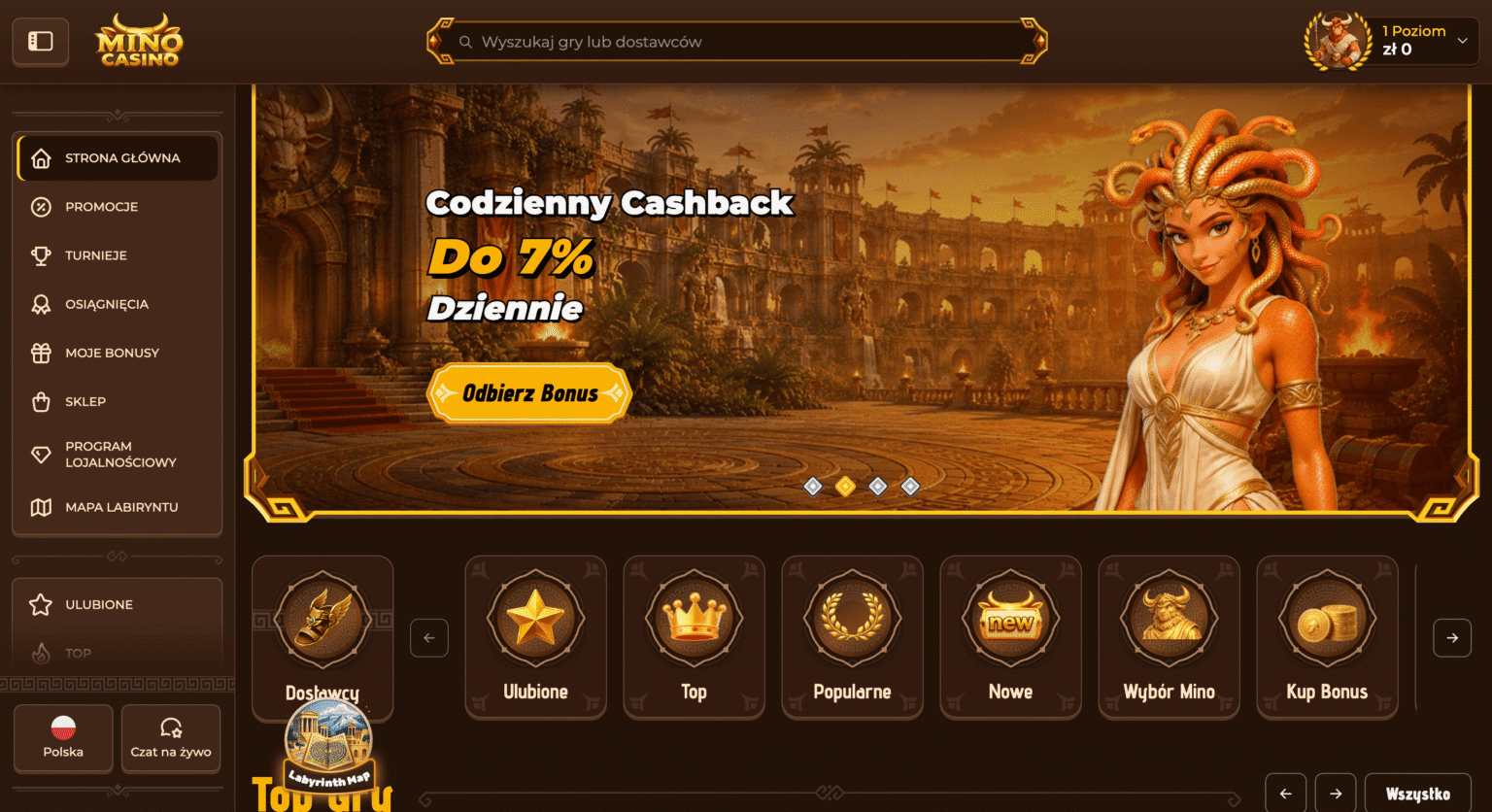 Mino Casino - nowe kasyno online w Polsce