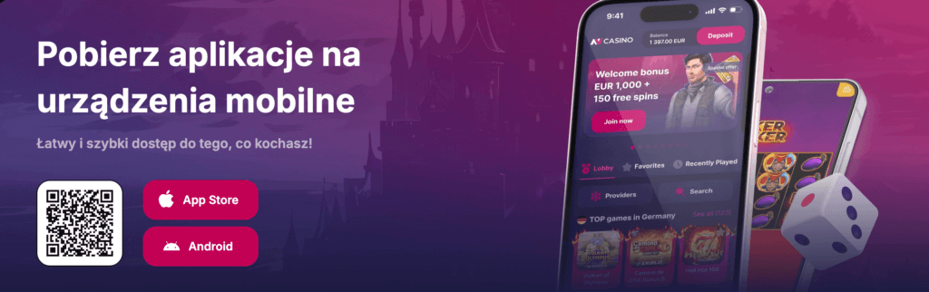 Aplikacja mobilna NVCasino