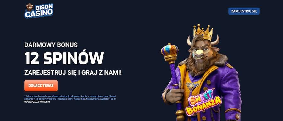 Bison Casino bonus bez depozytu na start