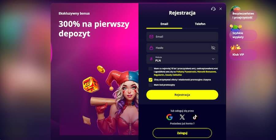 Ekskluzywny bonus powitalny od Slotoro