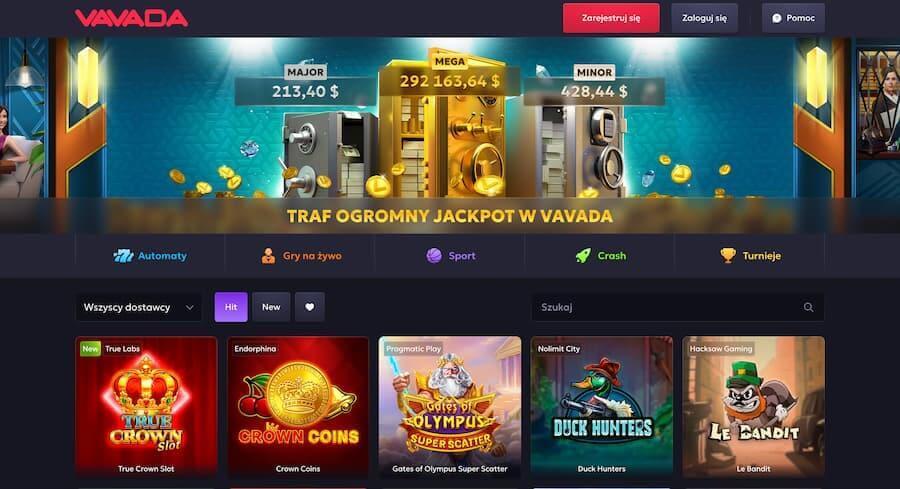 Vavada – szybkie kasyno online, strona główna