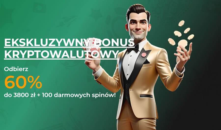 Weekendowy bonus krypto w kasynie Vegazone