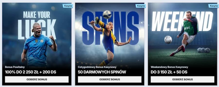 Promocje Zoccer Casino podczas testu